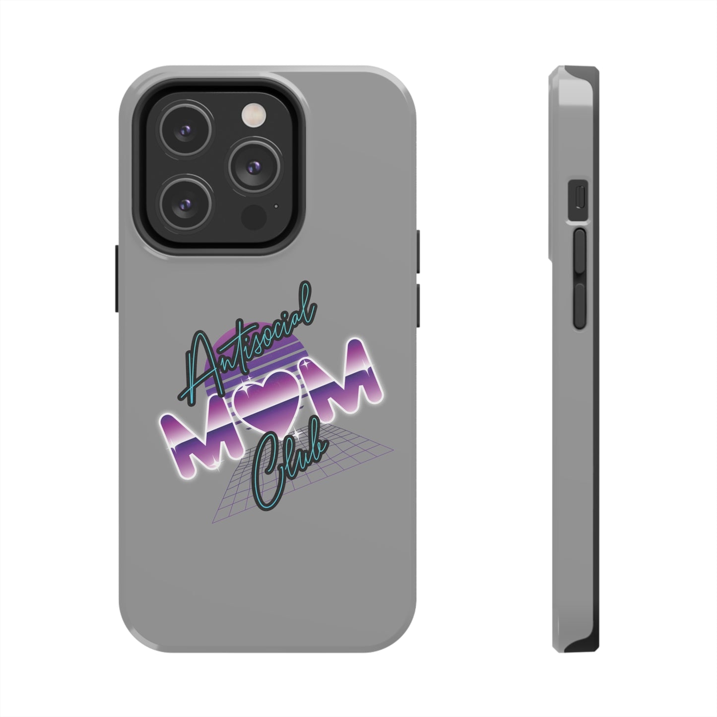 antisocial mom club phone case