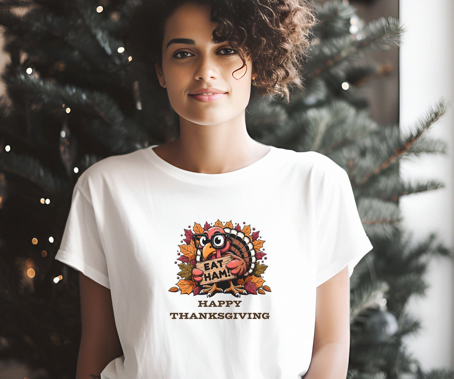 Happy thanksgiving, Eat ham, thanksgiving funny shirt