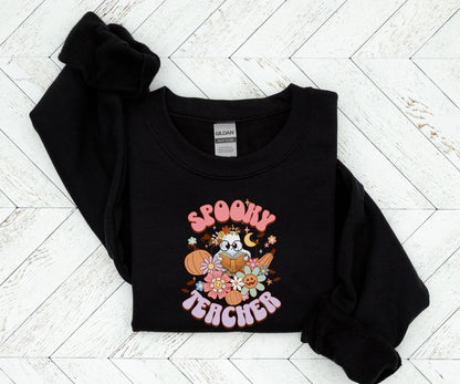 Spooky teacher, Halloween teacher sweatshirt