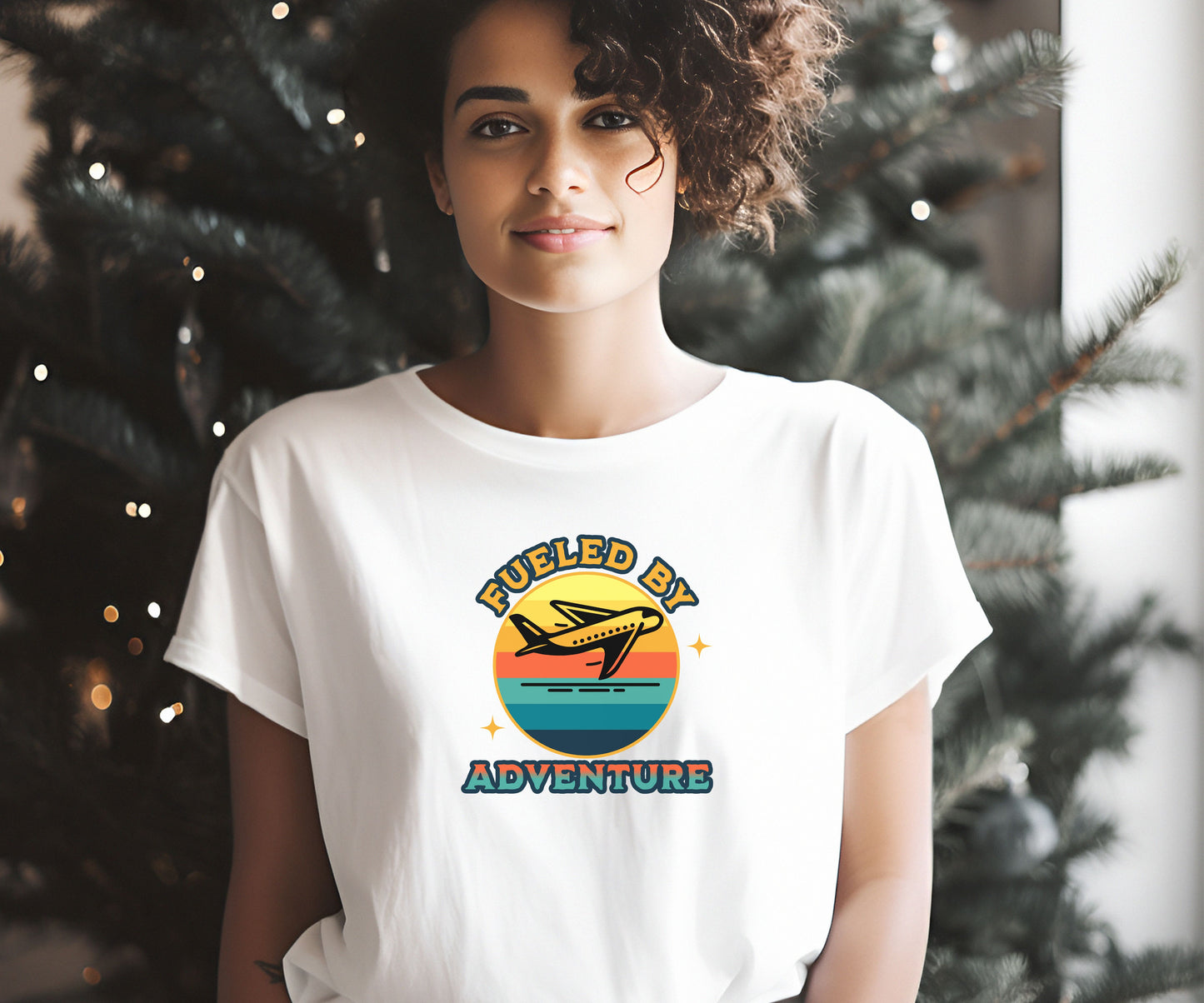 Fueled by adventure, travel shirt, vacation shirt