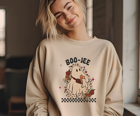 Halloween Ghost Shirt, Boo Jee sweatshirt