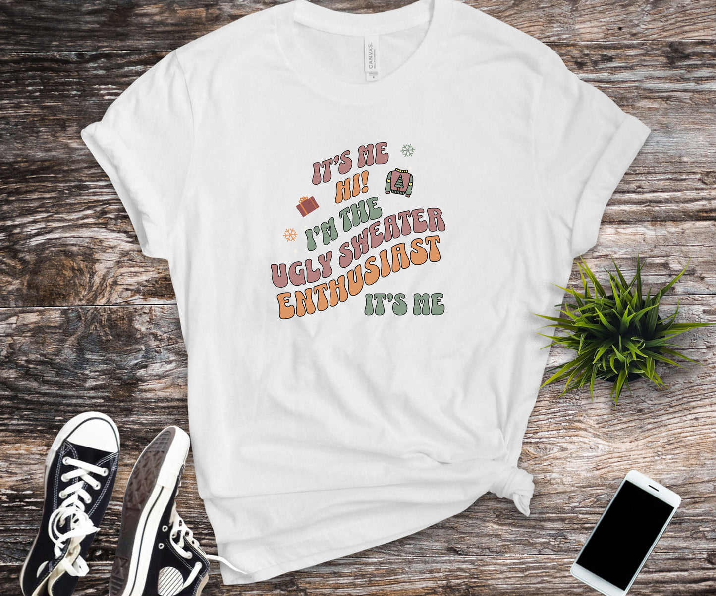 It's me Hi I'm the ugly sweater enthusiast It's me, Funny Christmas shirt, Ugly sweater shirt