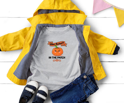 Cutest pumpkin in the patch, fall shirt for toddler