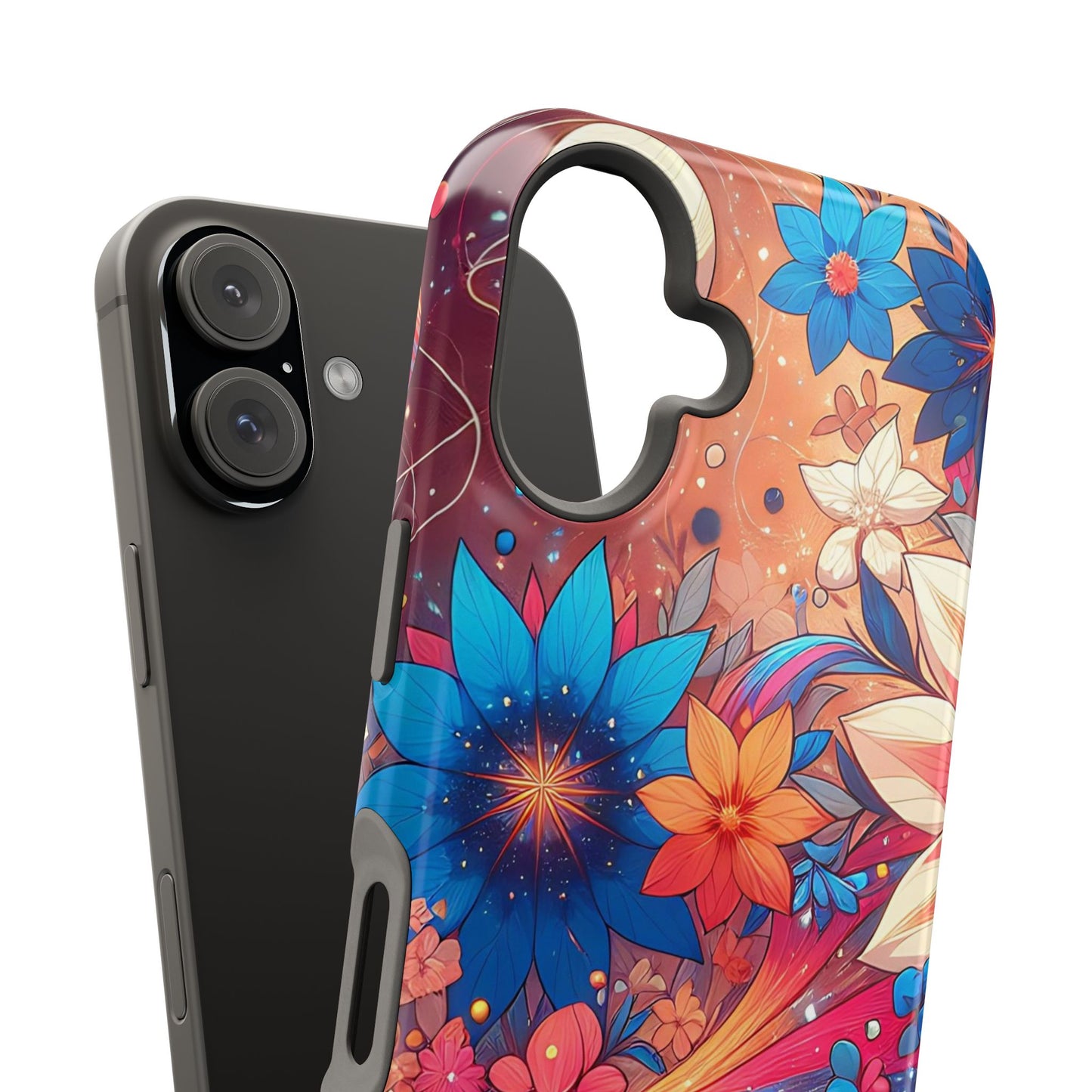 Celestial flowers MagSafe Tough Iphone Case