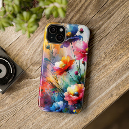 Flowers Style MagSafe Tough Iphone Case