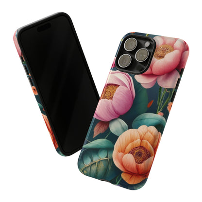 wildflower phone case, flower iphone case, flower Samsung case