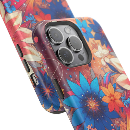 Celestial flowers MagSafe Tough Iphone Case