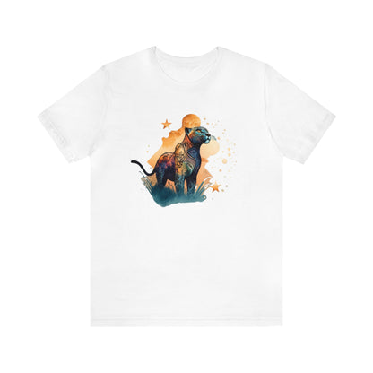 Panther shirt, colorful shirt, graphic tee, animal lover shirt