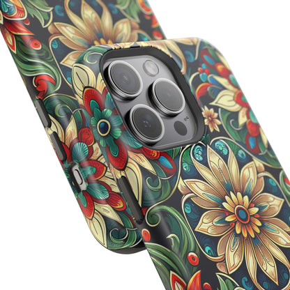 Celestial flowers MagSafe Tough Iphone Case