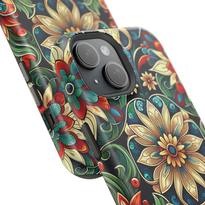 Celestial flowers MagSafe Tough Iphone Case