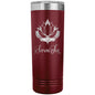 22oz laser engraved tumbler, Lotus flower tumbler, SereniTea