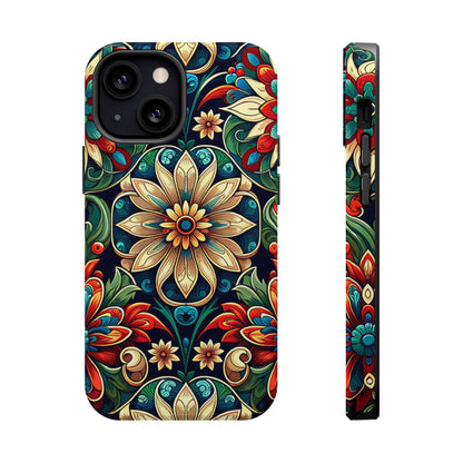 Celestial flowers MagSafe Tough Iphone Case