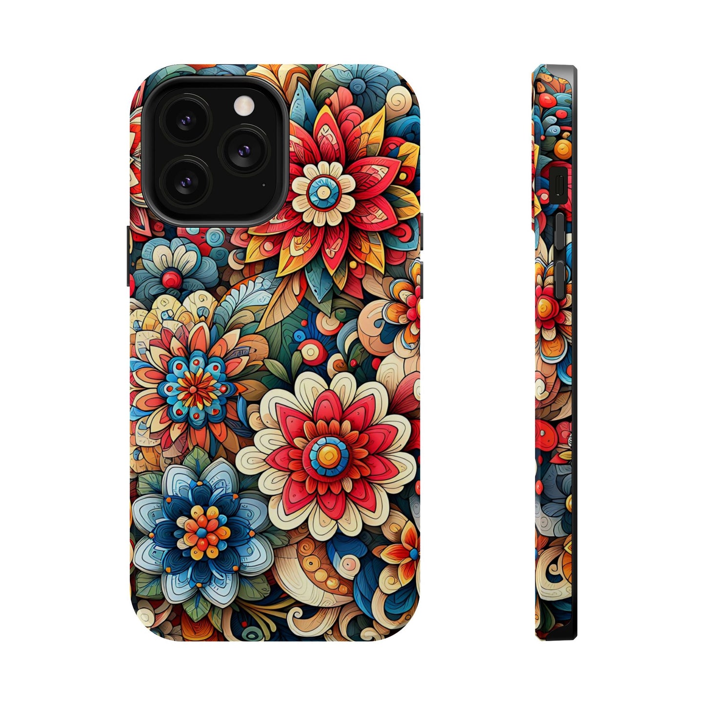 Flowers MagSafe Tough Iphone Case