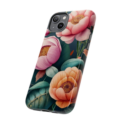 wildflower phone case, flower iphone case, flower Samsung case