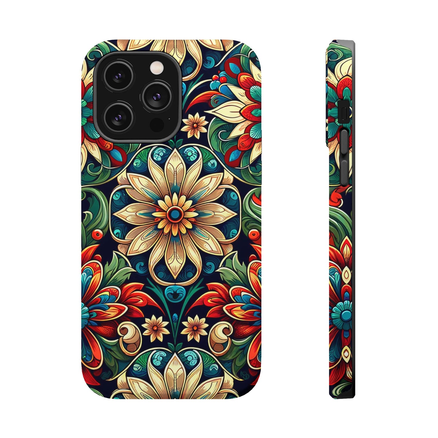 Celestial flowers MagSafe Tough Iphone Case