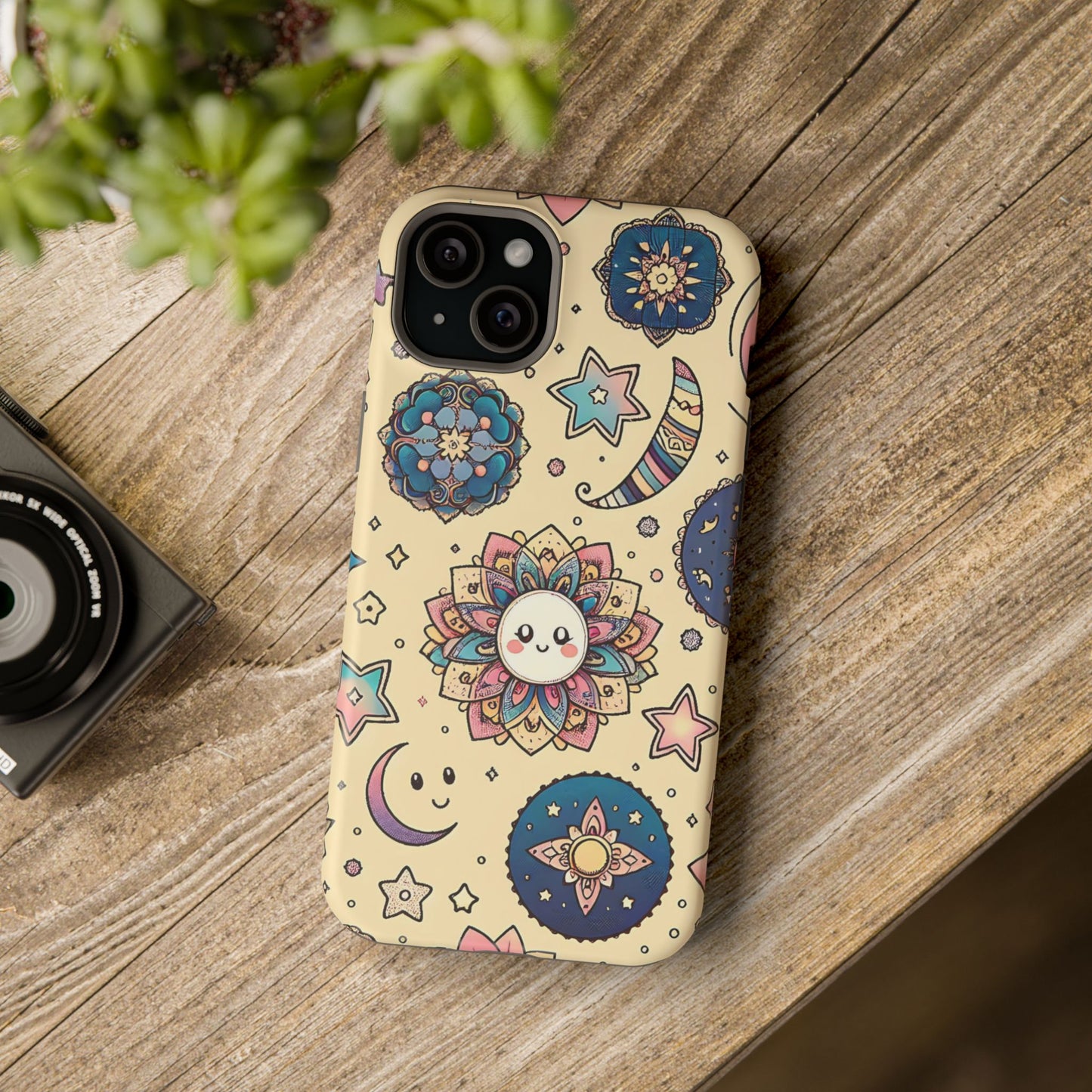 Celestial flowers MagSafe Tough Iphone Case