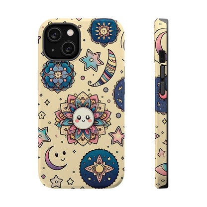 Celestial flowers MagSafe Tough Iphone Case