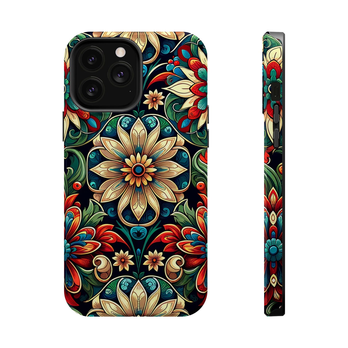 Celestial flowers MagSafe Tough Iphone Case