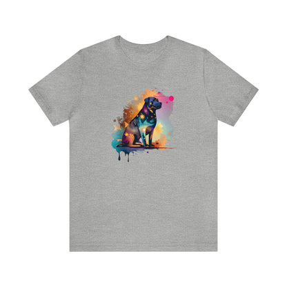 Rottweiler shirt, colorful shirt, psychedelic shirt,  dog lover shirt