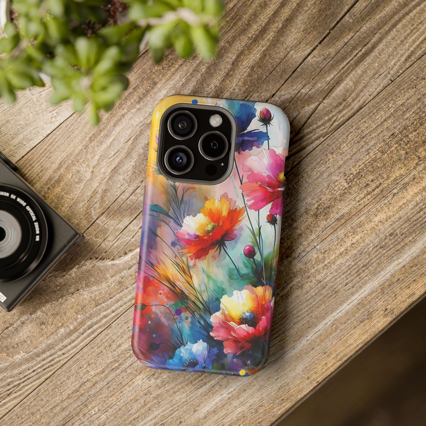 Flowers Style MagSafe Tough Iphone Case