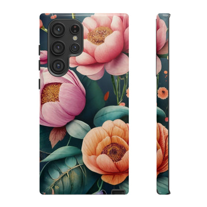 wildflower phone case, flower iphone case, flower Samsung case