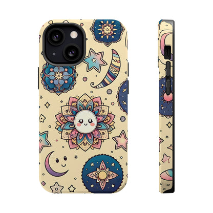 Celestial flowers MagSafe Tough Iphone Case