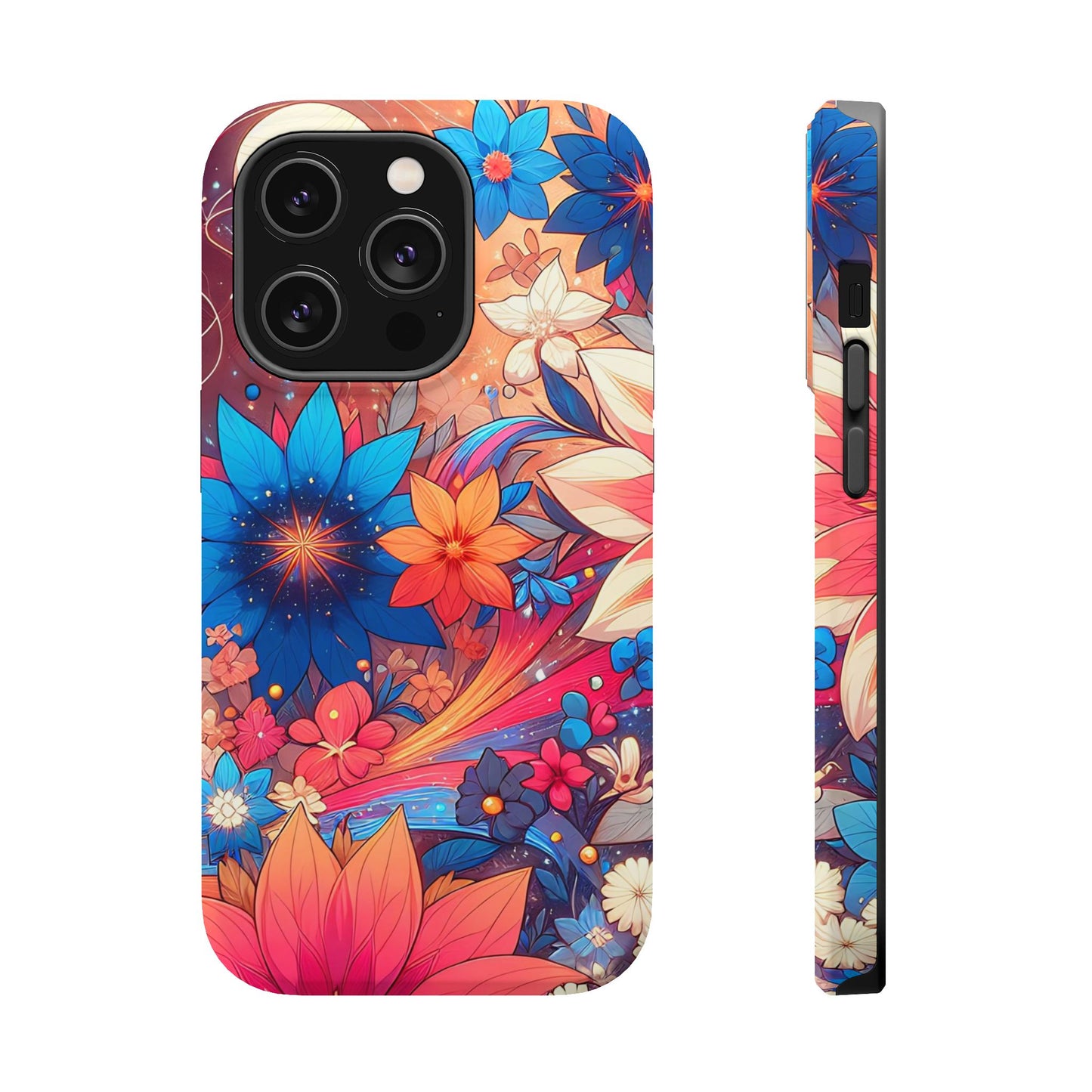 Celestial flowers MagSafe Tough Iphone Case