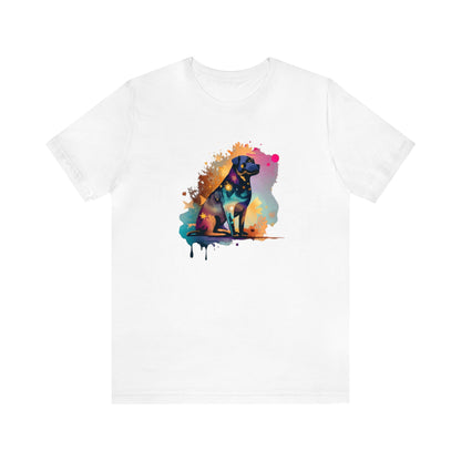 Rottweiler shirt, colorful shirt, psychedelic shirt,  dog lover shirt