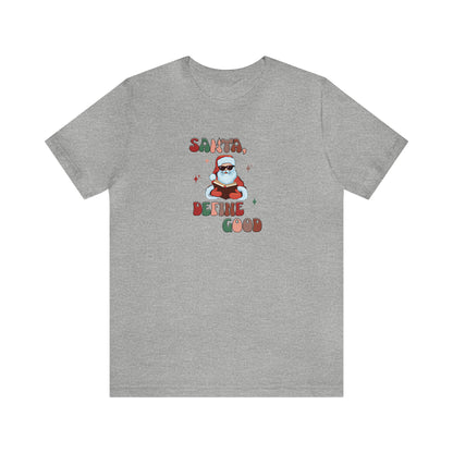 santa define good, santa shirt, funny christmas shirt