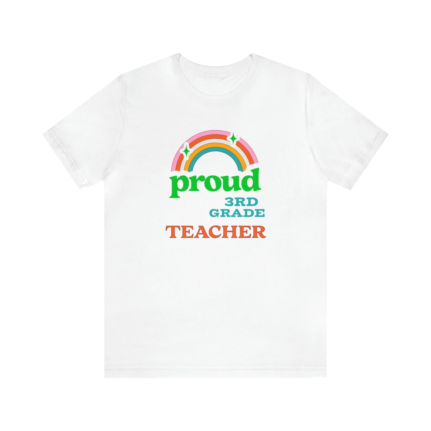 Funny proud 3rd grade teacher shirt for back to school teacher appreciation gift