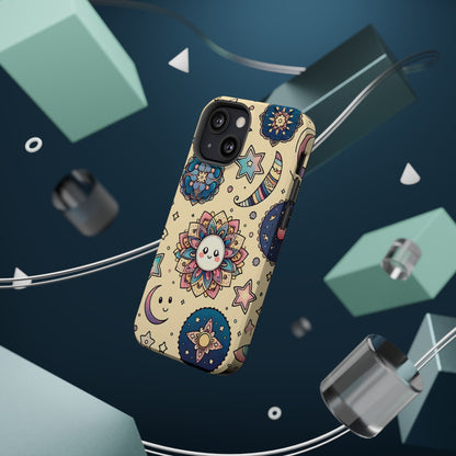 Celestial flowers MagSafe Tough Iphone Case