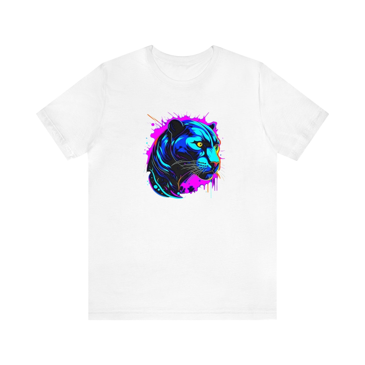 Panther shirt, colorful shirt, psychedelic shirt