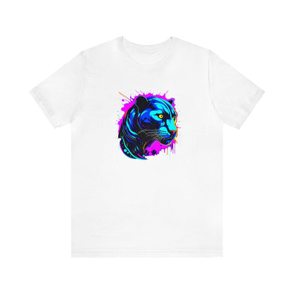 Panther shirt, colorful shirt, psychedelic shirt