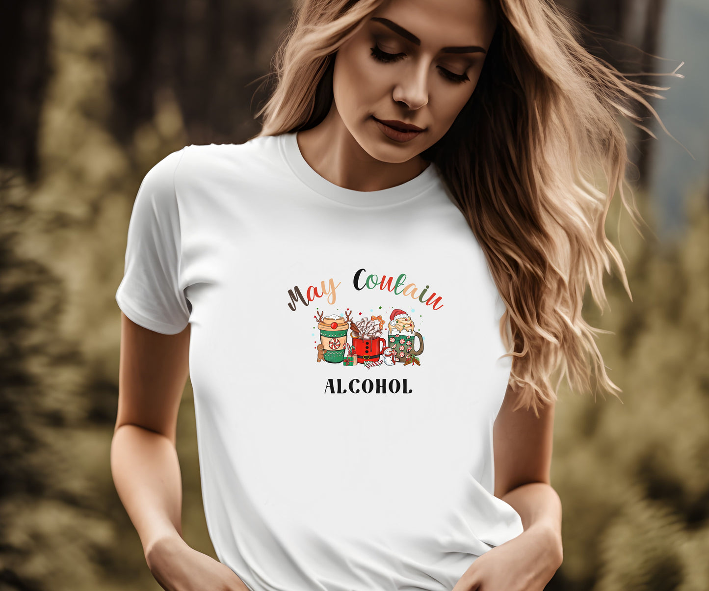 May contain alcohol, funny christmas shirt