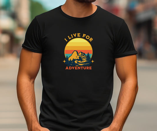 I live for adventure, Trip shirt, travel shirt