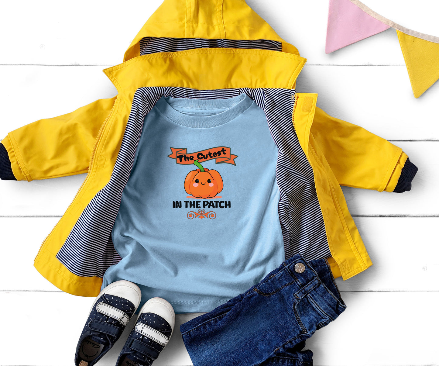 Cutest pumpkin in the patch, fall shirt for toddler