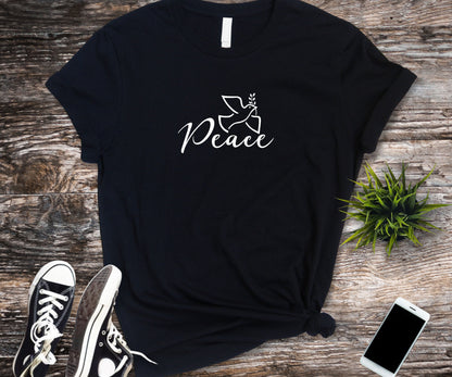 Peace shirt, christian shirt, Christian Gift