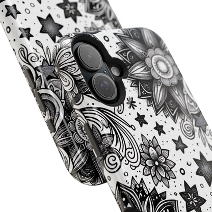 Celestial flowers MagSafe Tough Iphone Case