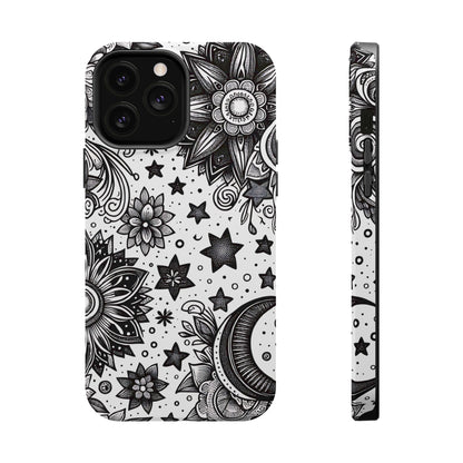 Celestial flowers MagSafe Tough Iphone Case