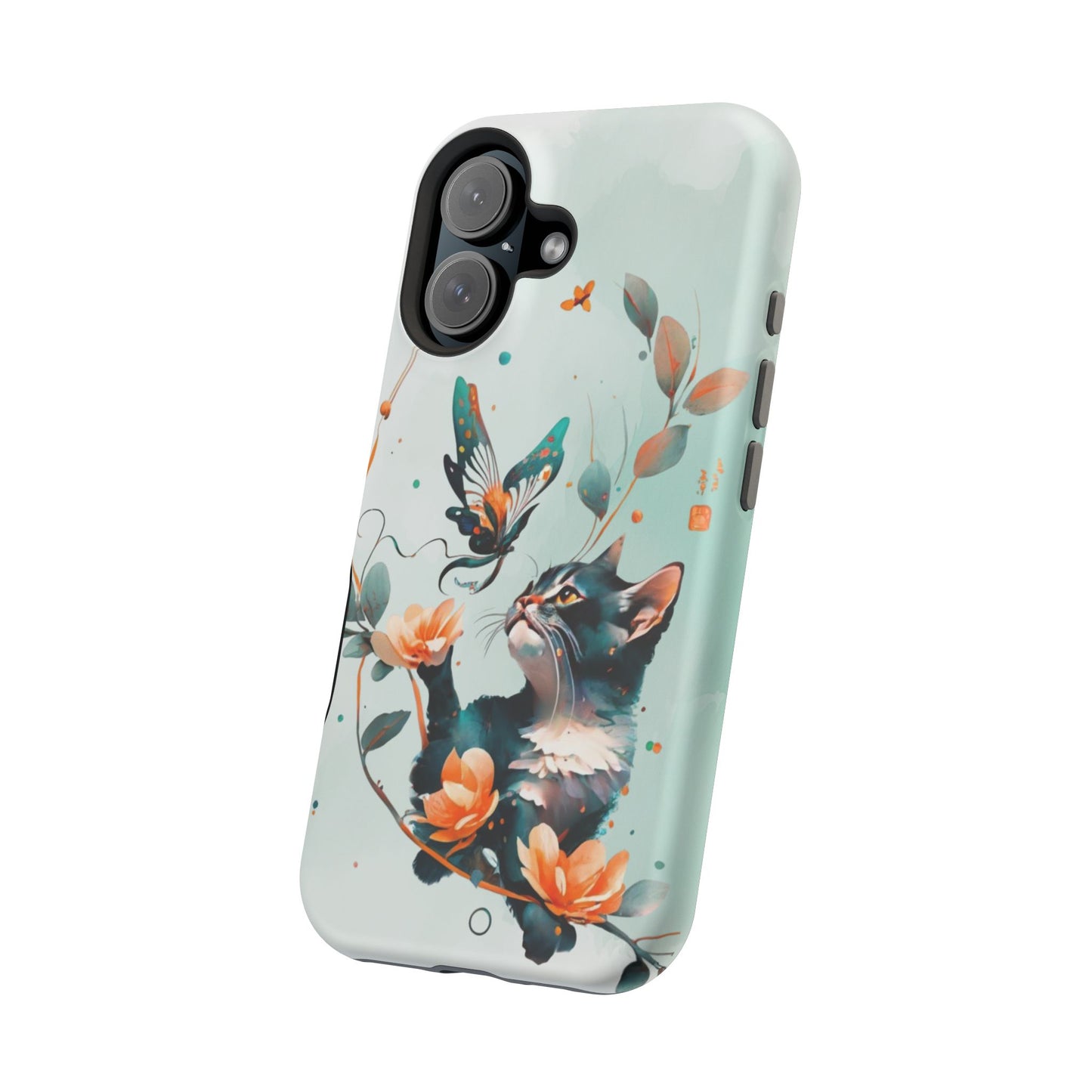 Kitten phone case, MagSafe Tough Iphone Cases