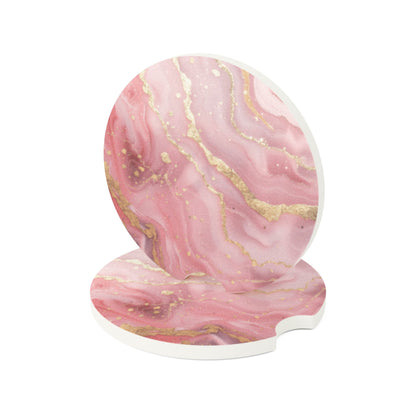 Pink Soapstone Car Coaster