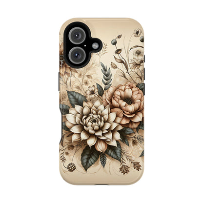 Boho flowers MagSafe Tough Iphone Case