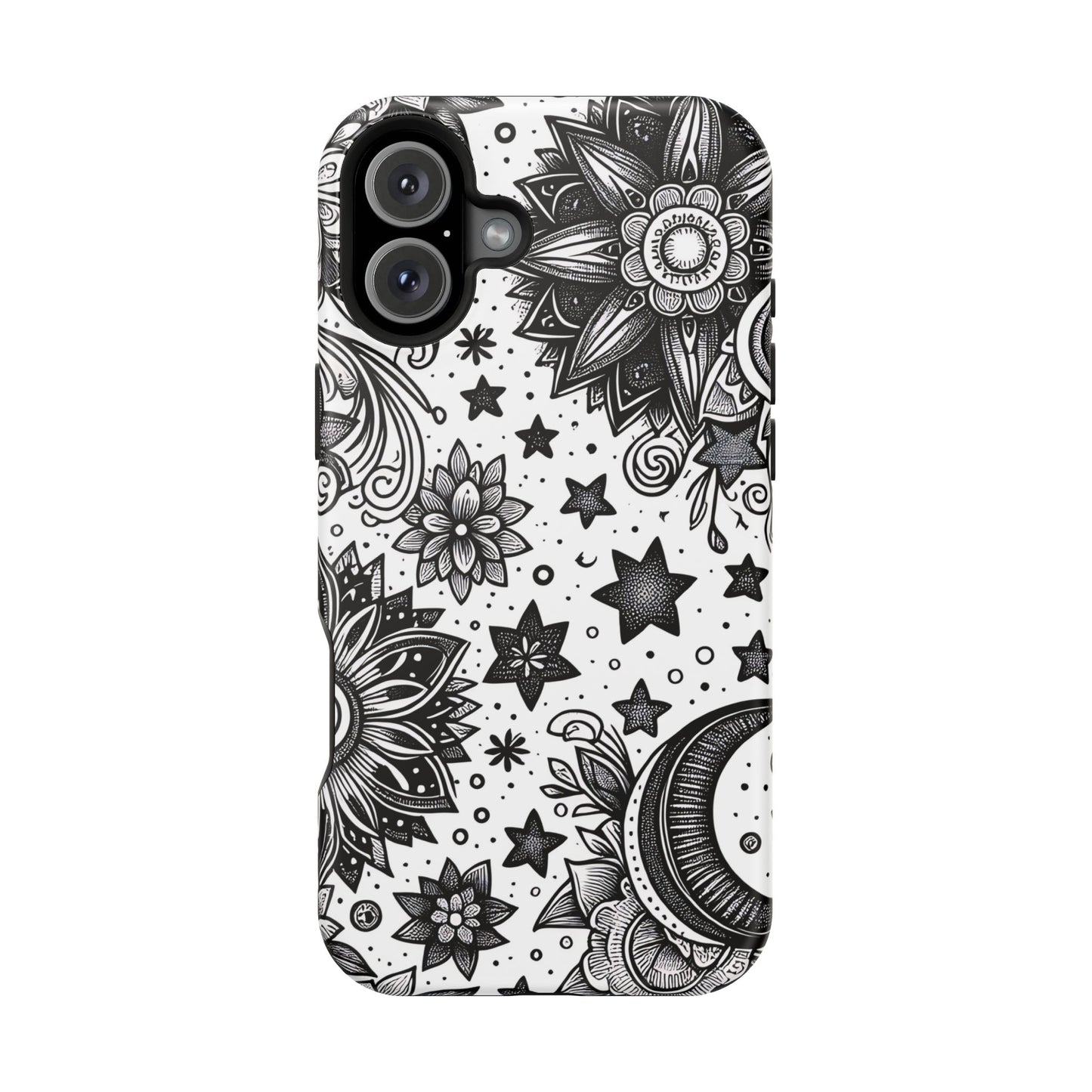 Celestial flowers MagSafe Tough Iphone Case