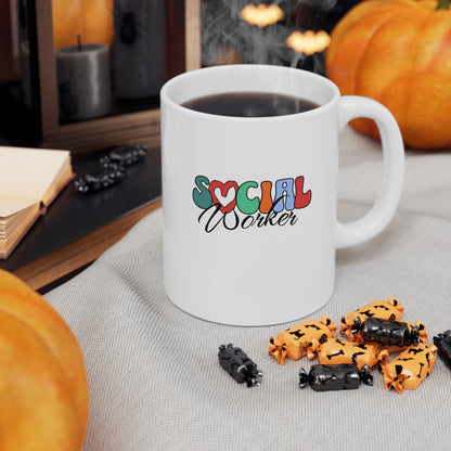 Social Worker mug, Gift For Social Worker, Ceramic Mug