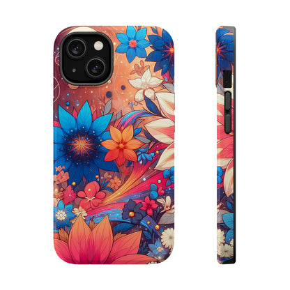 Celestial flowers MagSafe Tough Iphone Case