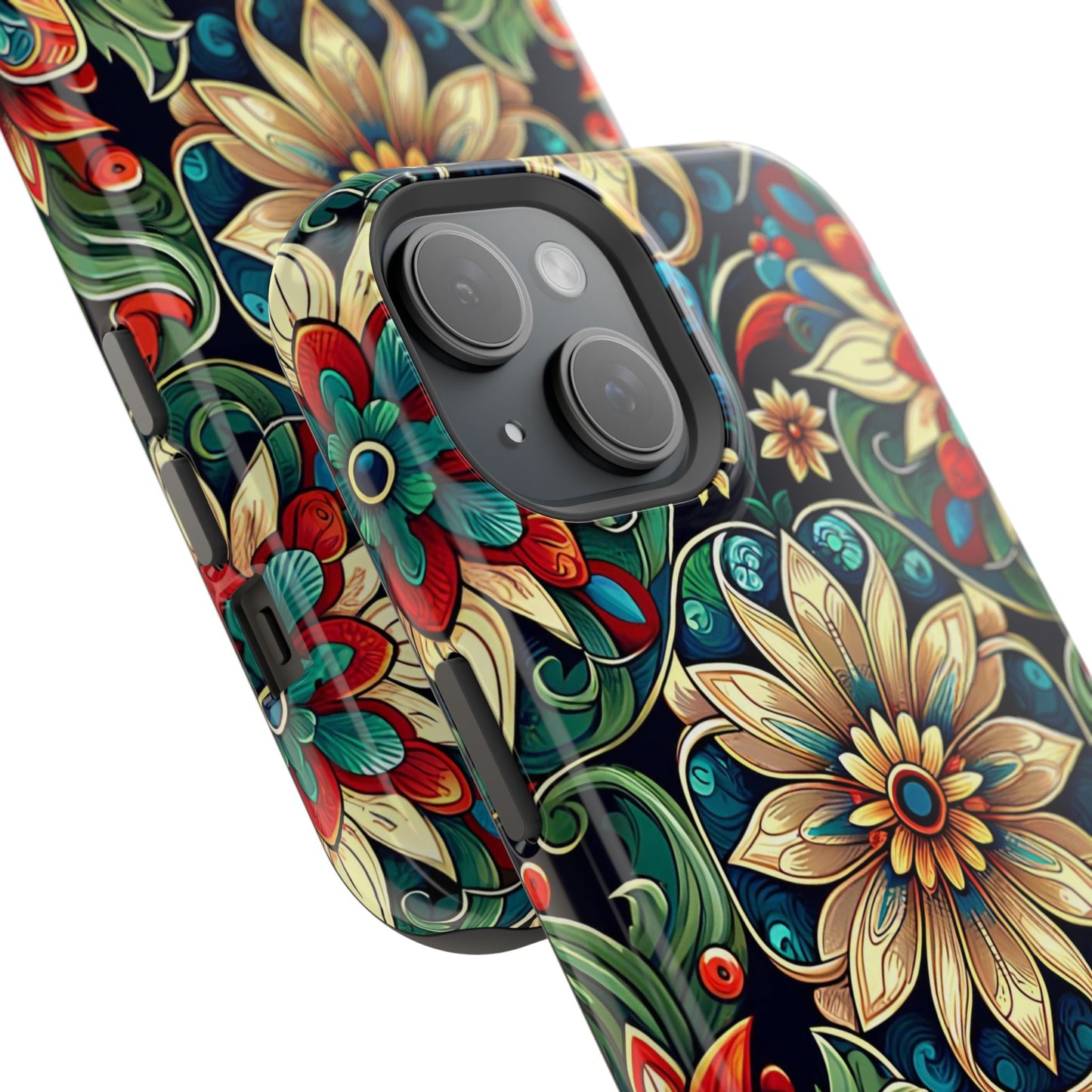 Celestial flowers MagSafe Tough Iphone Case