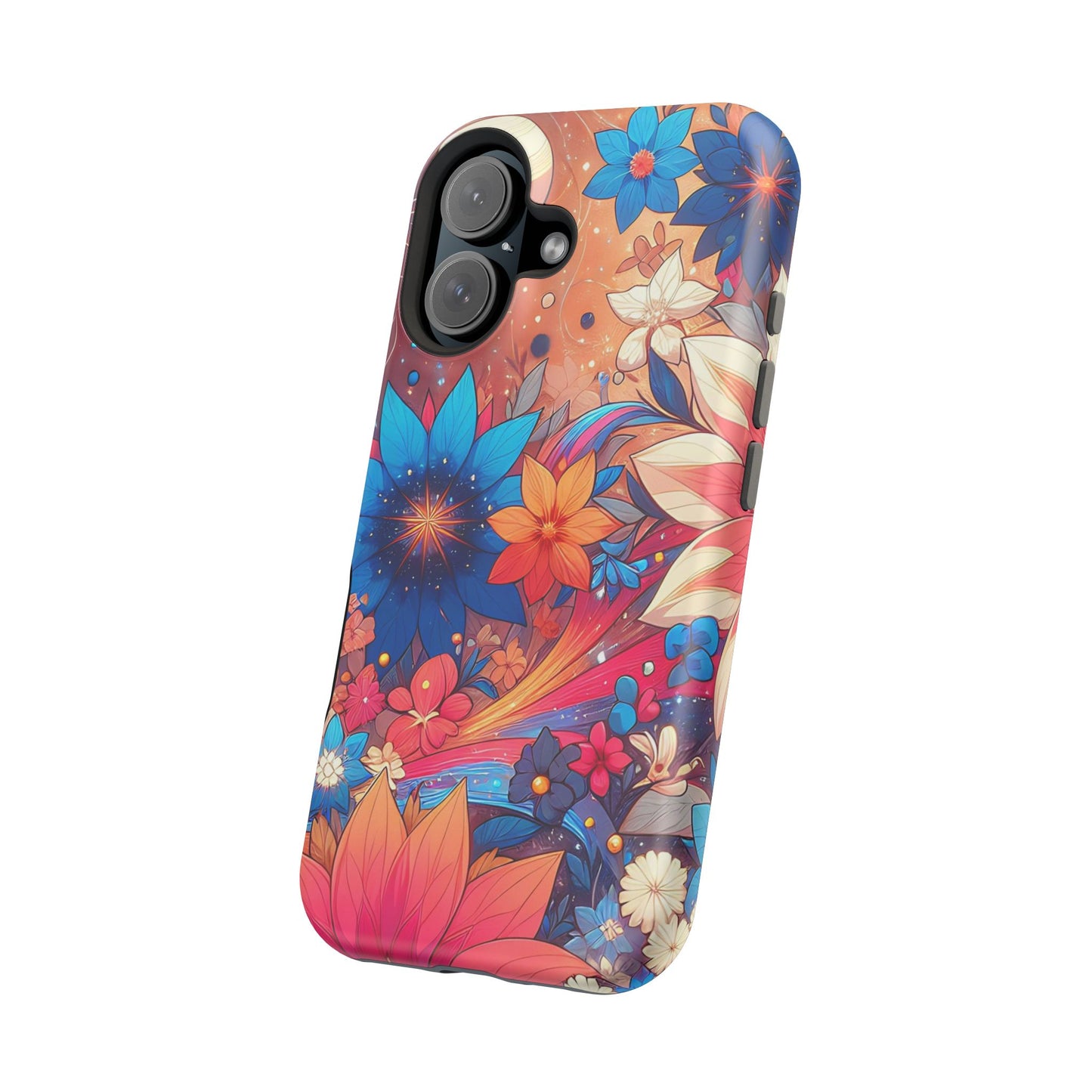 Celestial flowers MagSafe Tough Iphone Case