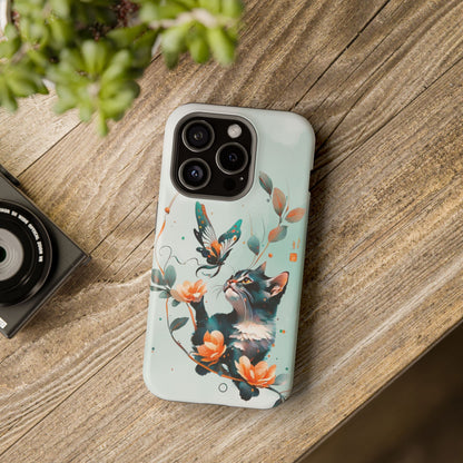 Kitten phone case, MagSafe Tough Iphone Cases