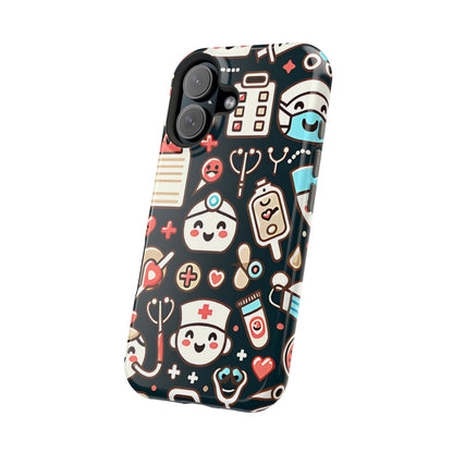 Kawai nurse MagSafe Tough Iphone Case