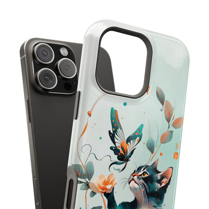 Kitten phone case, MagSafe Tough Iphone Cases